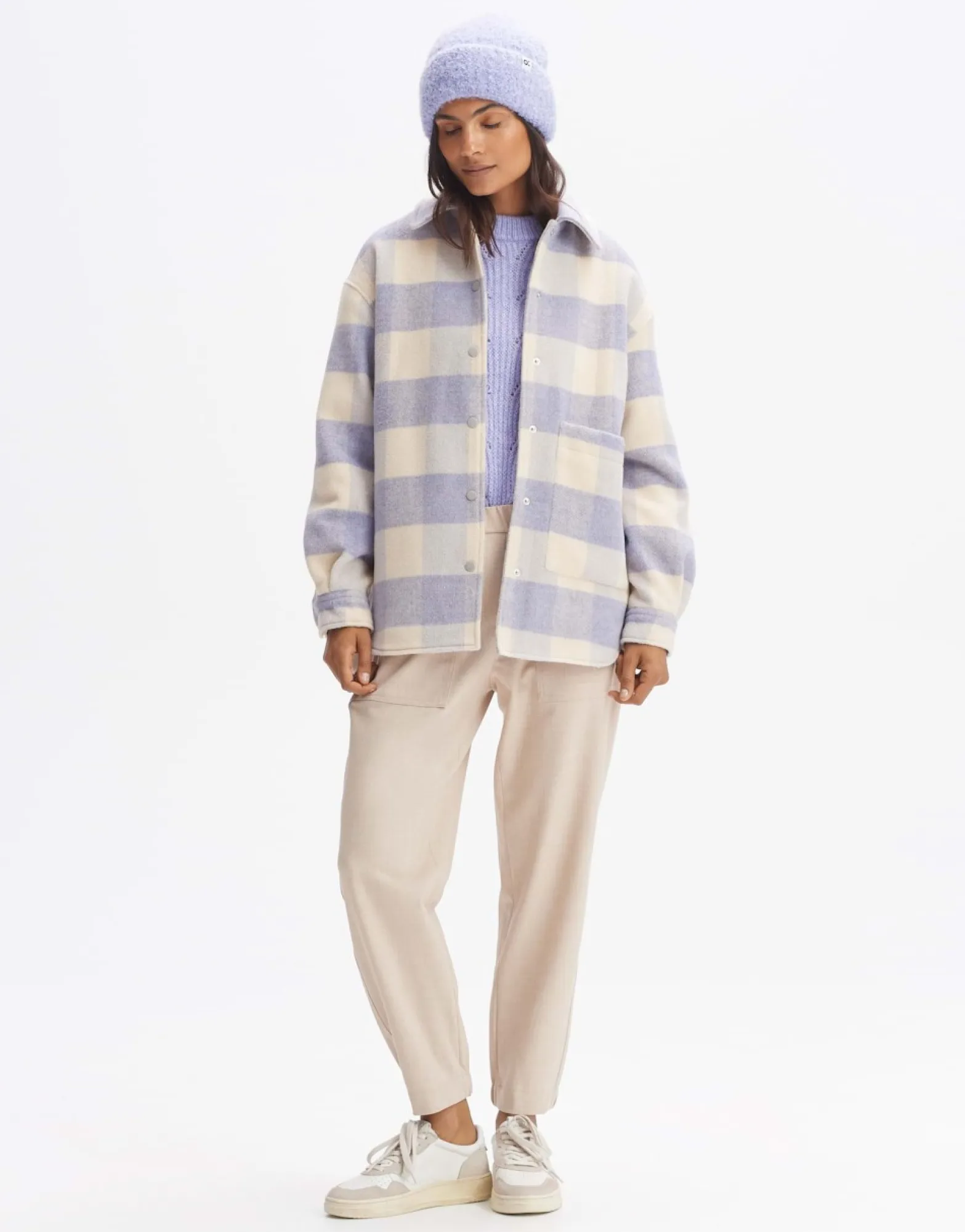 Online someday Fashion Acurly Cap Soft Viola