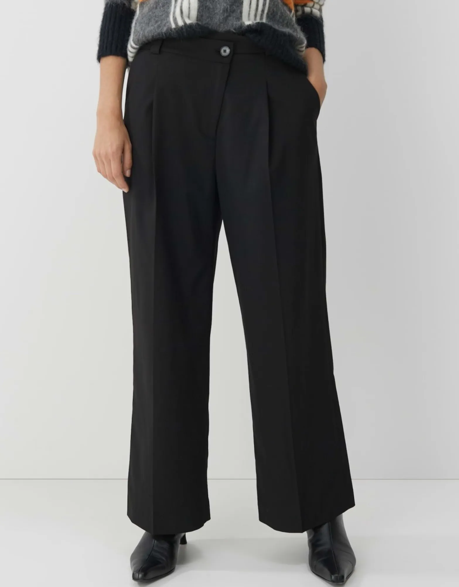 Shop someday Fashion Bandplooibroek Casym Black