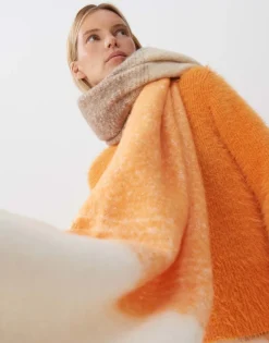 Hot someday Fashion Baquarium Scarf Crush Orange