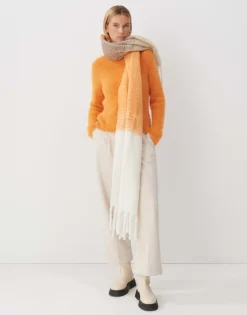 Hot someday Fashion Baquarium Scarf Crush Orange