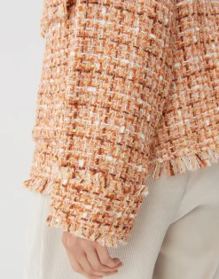 Best someday Fashion Blazer Jas Nior Color Crush Orange