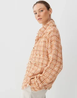 Best someday Fashion Blazer Jas Nior Color Crush Orange