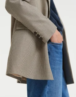 Best Sale someday Fashion Blazer Jimeni Check Nutmeg