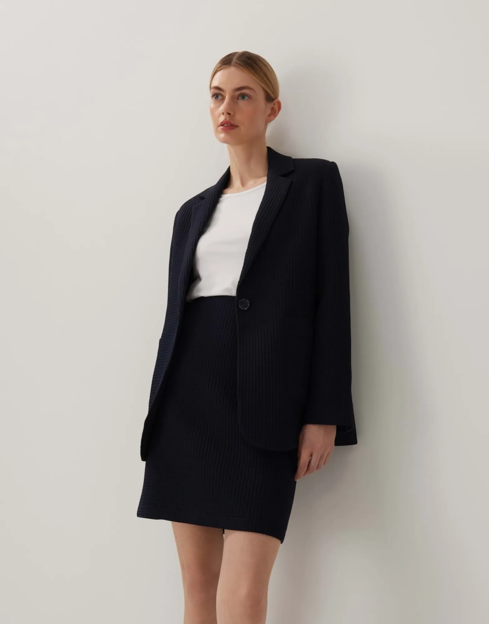 Fashion someday Fashion Blazer Nisar Structure Ocean