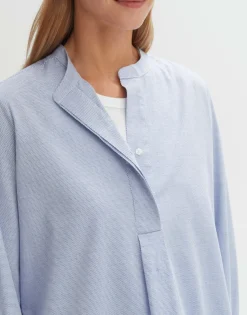 Discount someday Fashion Blouse Foyata Zen Blue