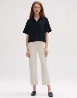 Flash Sale someday Fashion Blouse Met Korte Mouwen Femsa Black