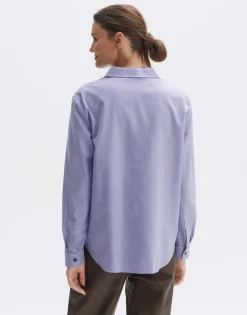 Cheap someday Fashion Blouse Met Lange Mouwen Farven Soft Viola
