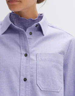 Cheap someday Fashion Blouse Met Lange Mouwen Farven Soft Viola