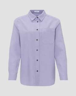 Cheap someday Fashion Blouse Met Lange Mouwen Farven Soft Viola