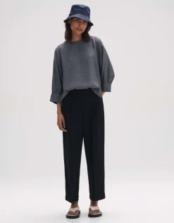 Best someday Fashion Blouse Met Lange Mouwen Ferlana Black