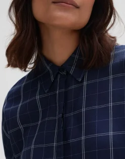 Clearance someday Fashion Blouse Met Lange Mouwen Fudo Modern Coal Blue