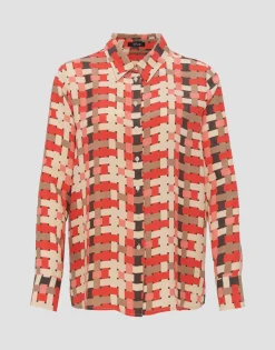 New someday Fashion Blouse Met Print Falkina Radiant Red