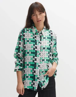 Sale someday Fashion Blouse Met Print Falkina Opal Green