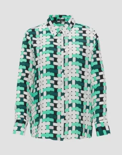 Sale someday Fashion Blouse Met Print Falkina Opal Green
