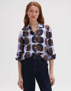 Cheap someday Fashion Blouse Met Print Fumine Witty Sandalwood