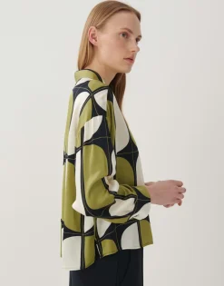 Hot someday Fashion Blouse Met Print Zilako Green Moss