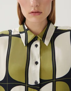 Hot someday Fashion Blouse Met Print Zilako Green Moss