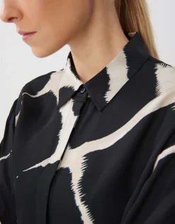 Flash Sale someday Fashion Blouse Met Print Zirvana Black