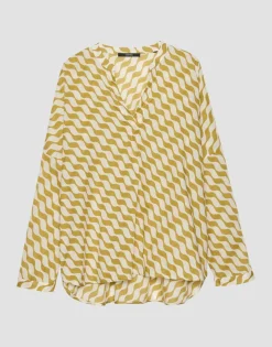 Shop someday Fashion Blouse Met Print Zomi Print Green Moss