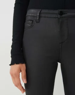 Best Sale someday Fashion Coated Jeans Cadou Coated Black