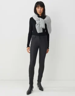 Best Sale someday Fashion Coated Jeans Cadou Coated Black