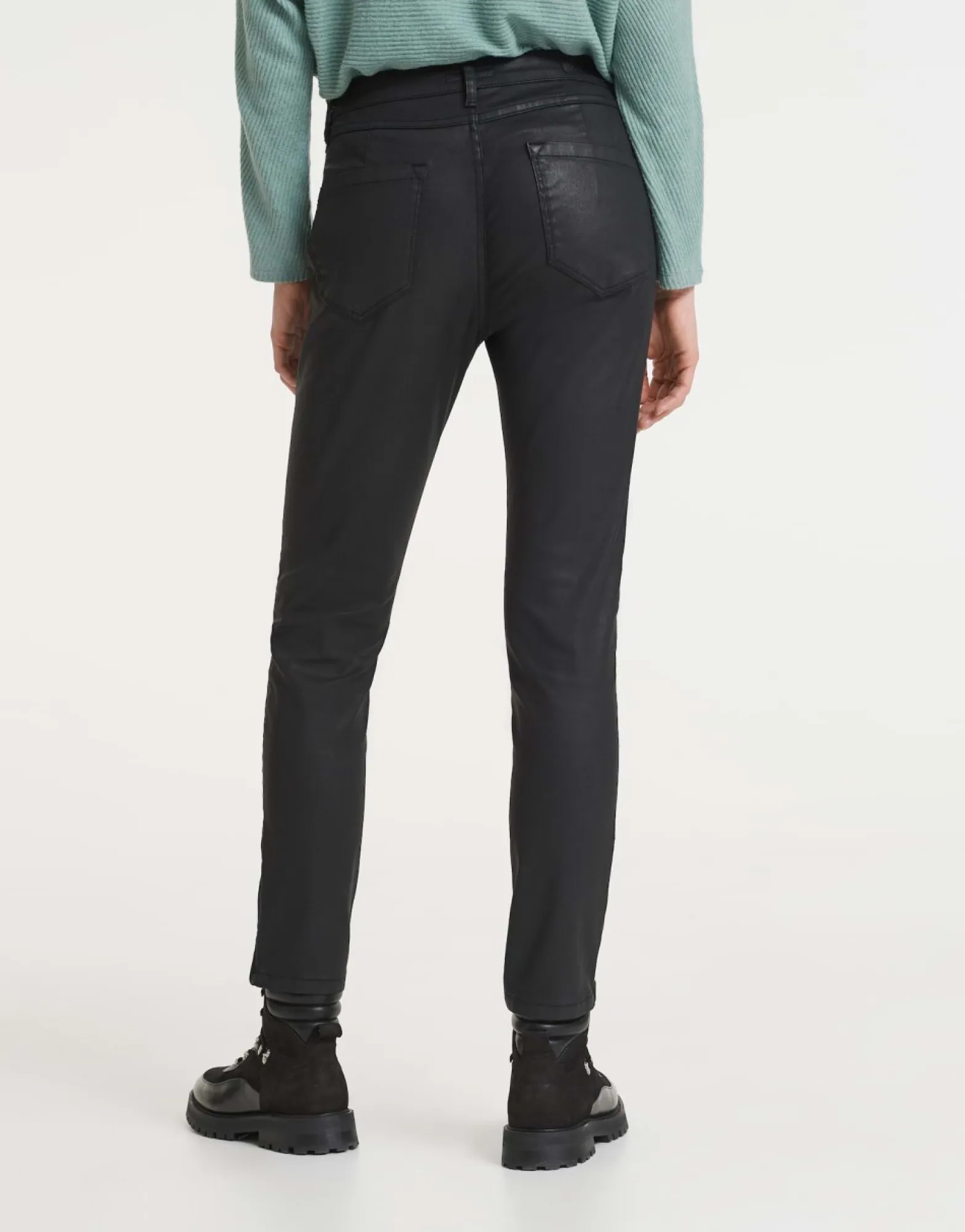 Shop someday Fashion Coated Jeans Emily Zip Black