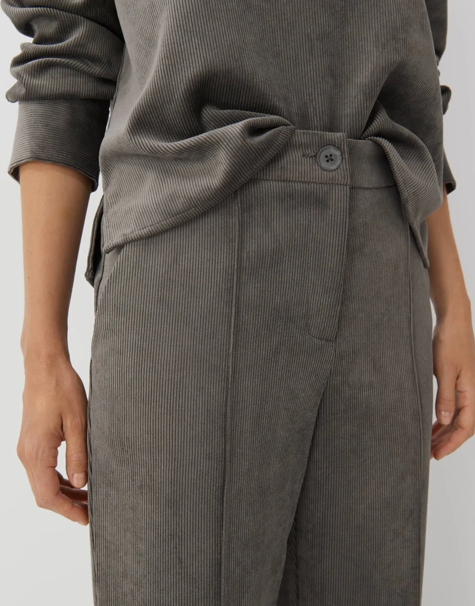 Online someday Fashion Cordbroek Cabien Misty Green