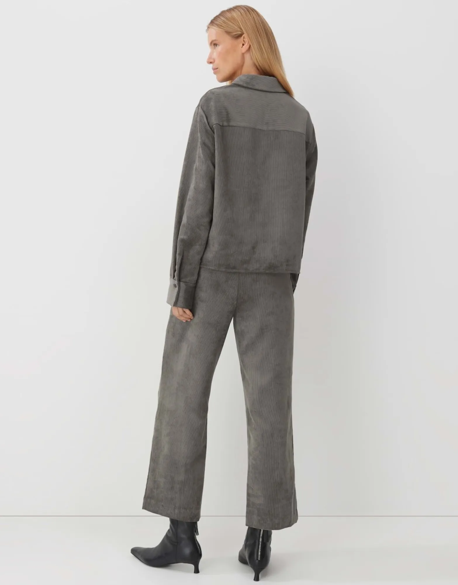 Clearance someday Fashion Corduroy Bloes Zortney Misty Green