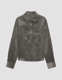 Clearance someday Fashion Corduroy Bloes Zortney Misty Green