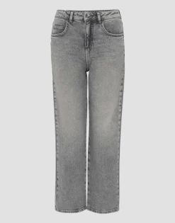 Shop someday Fashion Cropped Straight Jeans Lani Grey Grey Pastel
