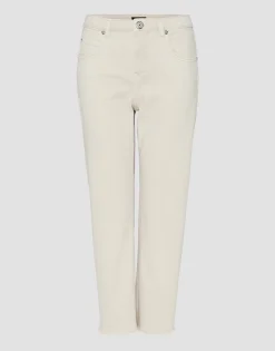 Best someday Fashion Cropped Straight Jeans Momito Color Natural Glaze