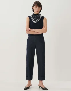 Best someday Fashion Cropped Wide Jeans Cidem Classic Dark Blue