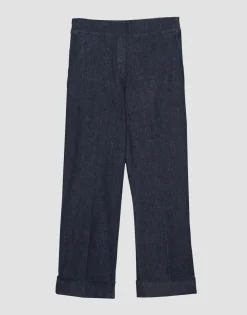 Best someday Fashion Cropped Wide Jeans Cidem Classic Dark Blue