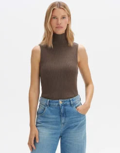 Fashion someday Fashion Gebreid Top Paleyla Sandalwood