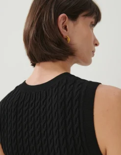 Shop someday Fashion Gebreid Top Tanelle Black