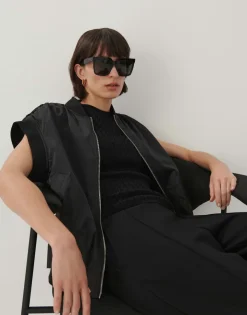 Shop someday Fashion Gebreid Top Tanelle Black