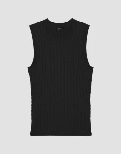 Shop someday Fashion Gebreid Top Tanelle Black