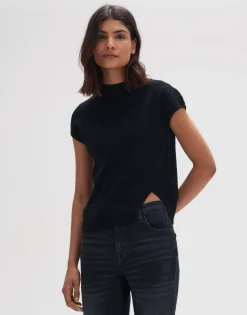 Best Sale someday Fashion Gebreid T-Shirt Palimi Black