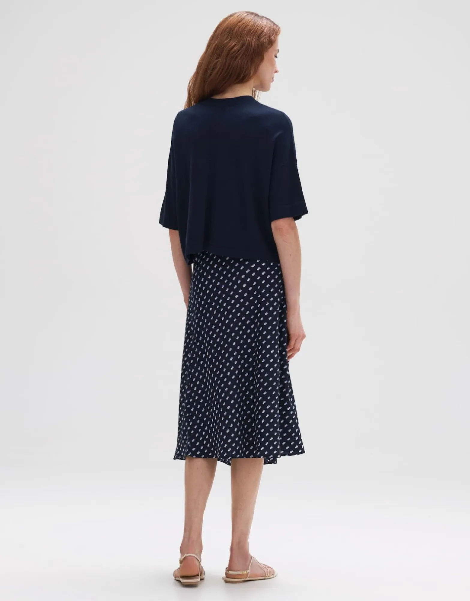 Outlet someday Fashion Gebreid T-Shirt Pinu Coal Blue