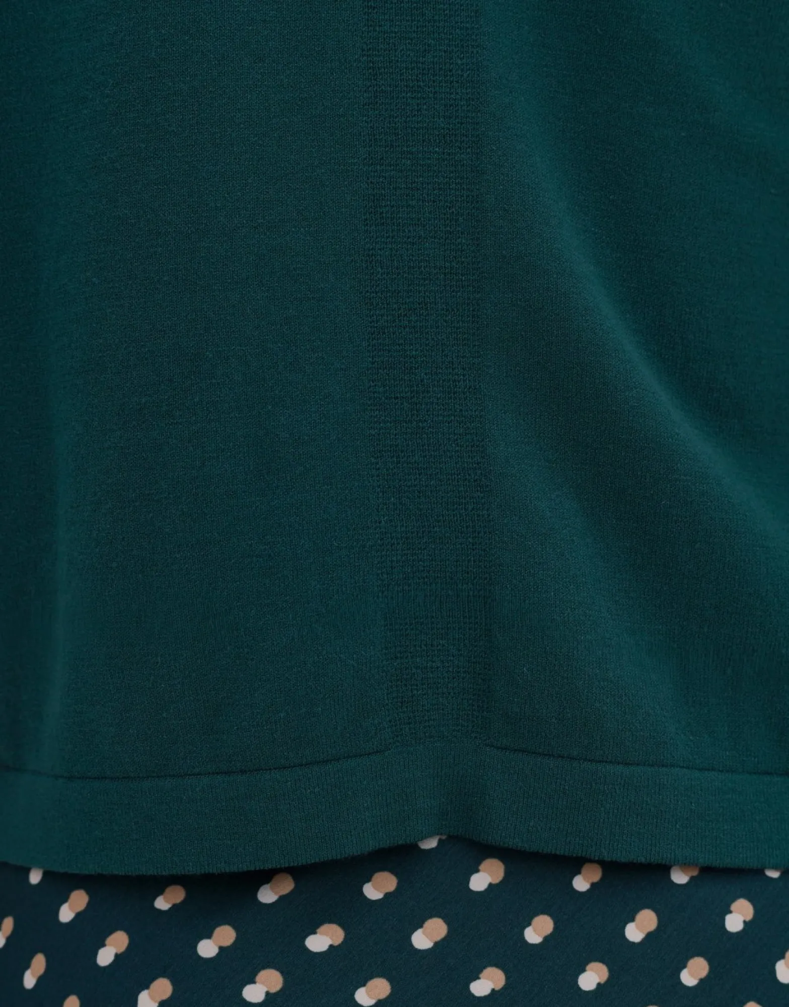 Sale someday Fashion Gebreid T-Shirt Pinu Deep Teal