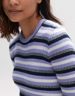 Shop someday Fashion Gebreid T-Shirt Pumala Coal Blue