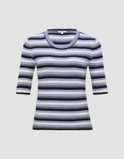 Shop someday Fashion Gebreid T-Shirt Pumala Coal Blue