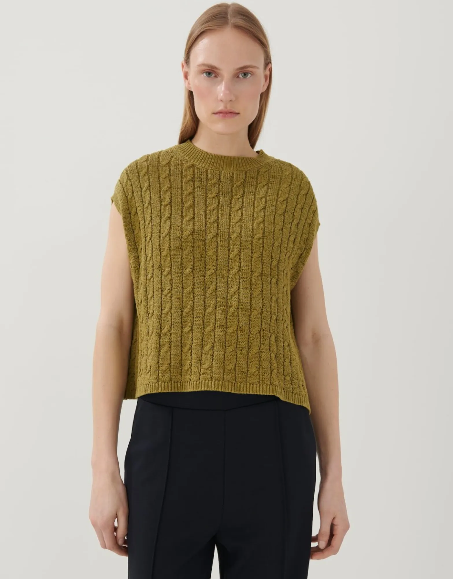 Store someday Fashion Gebreid T-Shirt Tadriana Green Moss