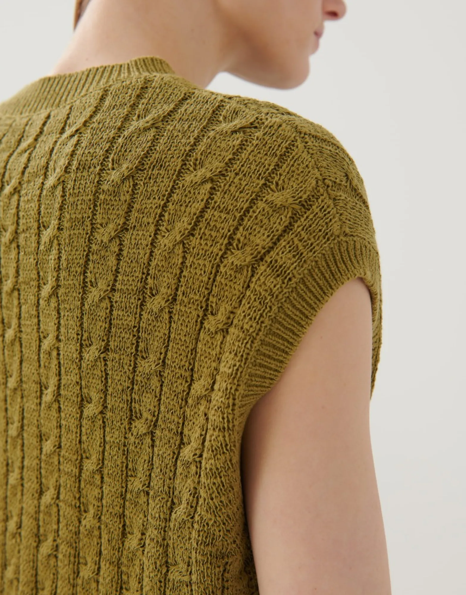 Store someday Fashion Gebreid T-Shirt Tadriana Green Moss