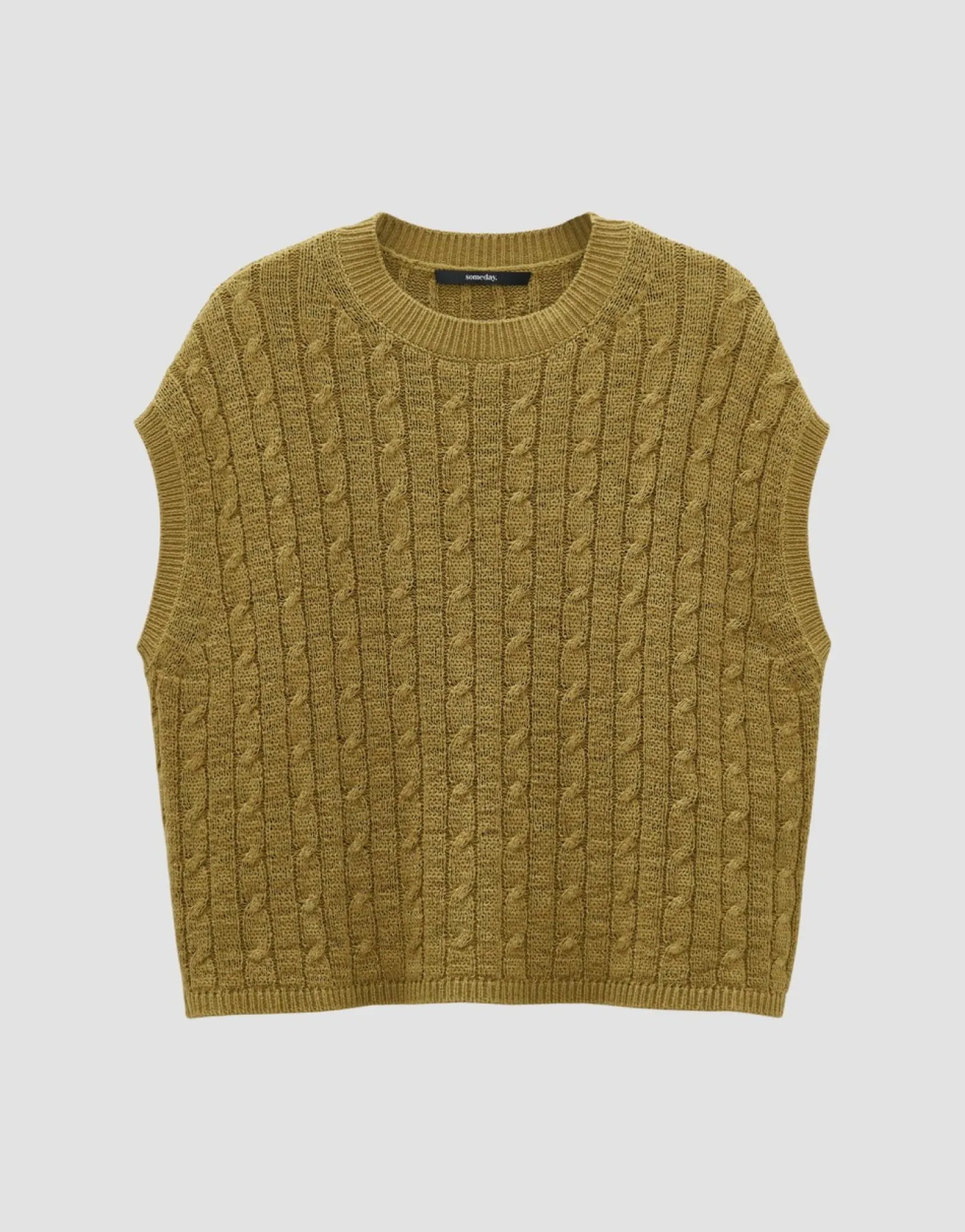 Store someday Fashion Gebreid T-Shirt Tadriana Green Moss