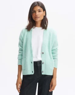 Outlet someday Fashion Gebreid Vest Domani Soft Pale Mint