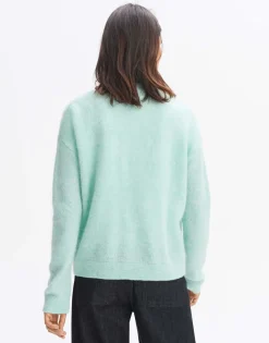 Outlet someday Fashion Gebreid Vest Domani Soft Pale Mint