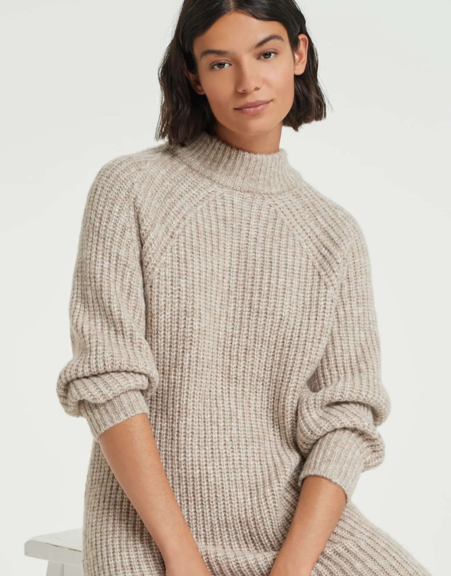 Best Sale someday Fashion Gebreide Jurk Wetrissi Nutmeg