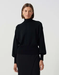 Discount someday Fashion Gebreide Trui Tarisi Detail Black