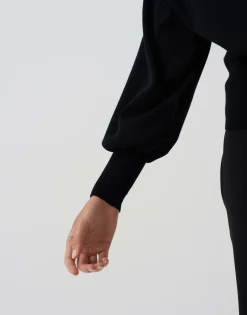 Discount someday Fashion Gebreide Trui Tarisi Detail Black